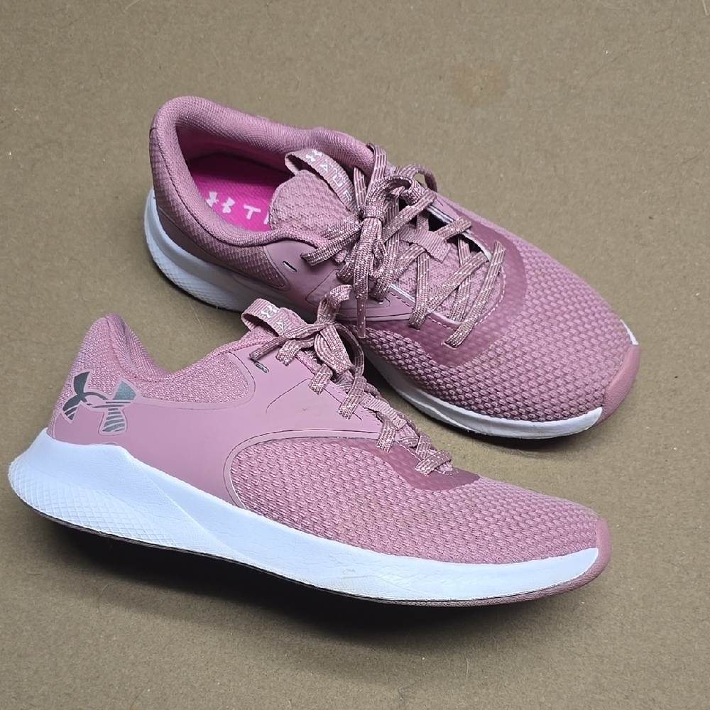Under Armour Women's Pink Running Shoes Size 8